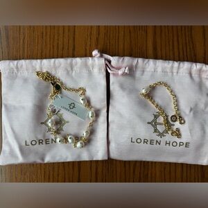 Loren Hope June Pearl Necklace and Bracelet